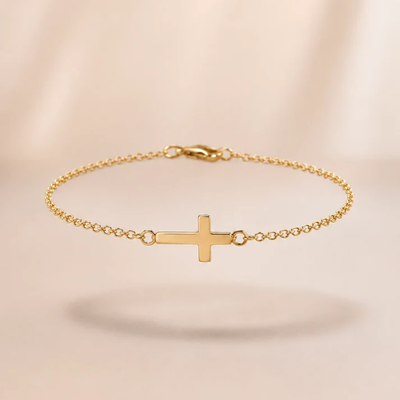 Minimalist Cross Bracelet