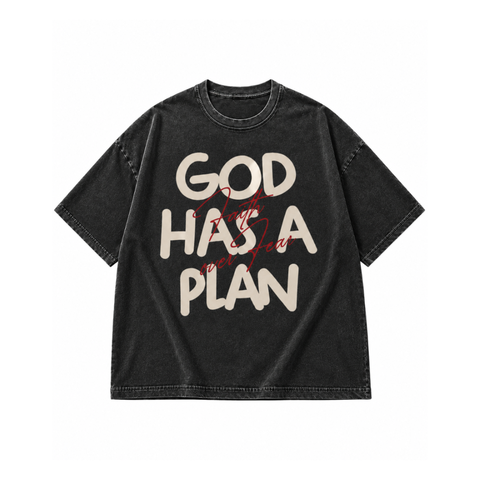 God Has a Plan Heavy Tee