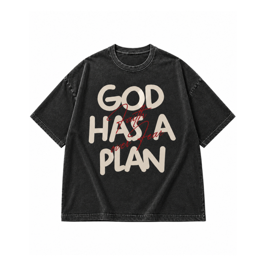 God Has a Plan Heavy Tee