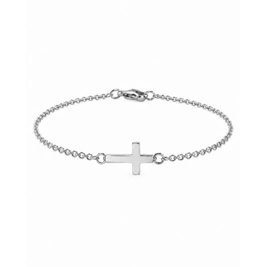 Minimalist Cross Bracelet