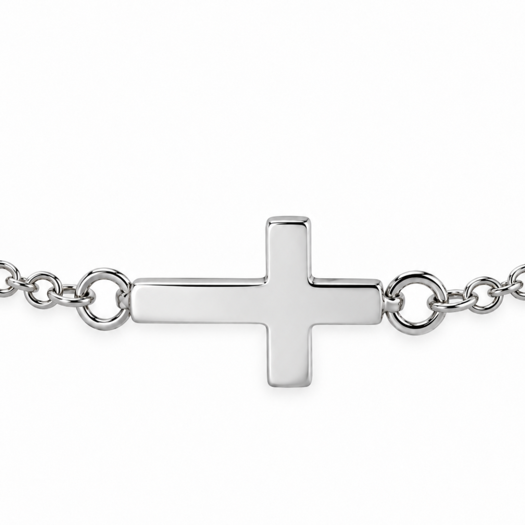 Minimalist Cross Bracelet