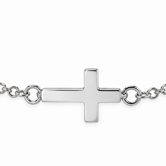 Minimalist Cross Bracelet