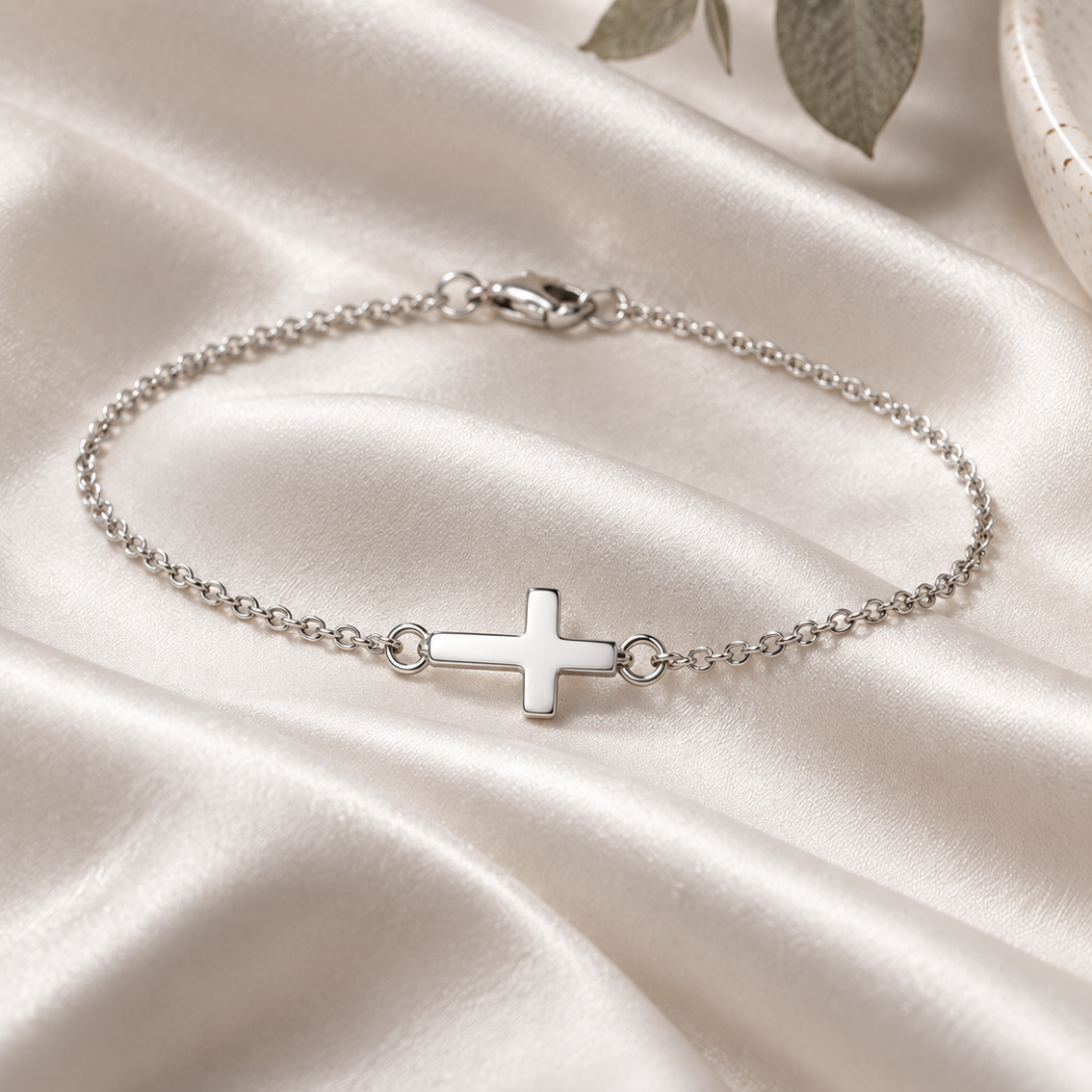 Minimalist Cross Bracelet
