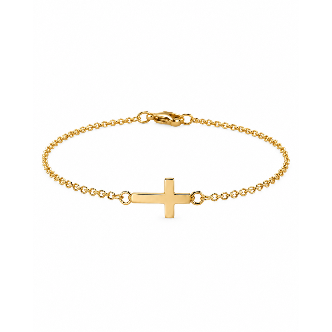 Minimalist Cross Bracelet
