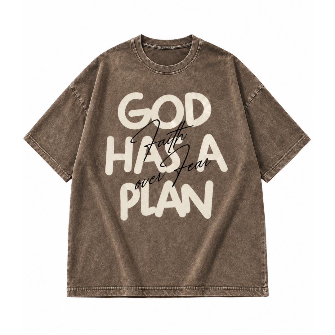 God Has a Plan Heavy Tee
