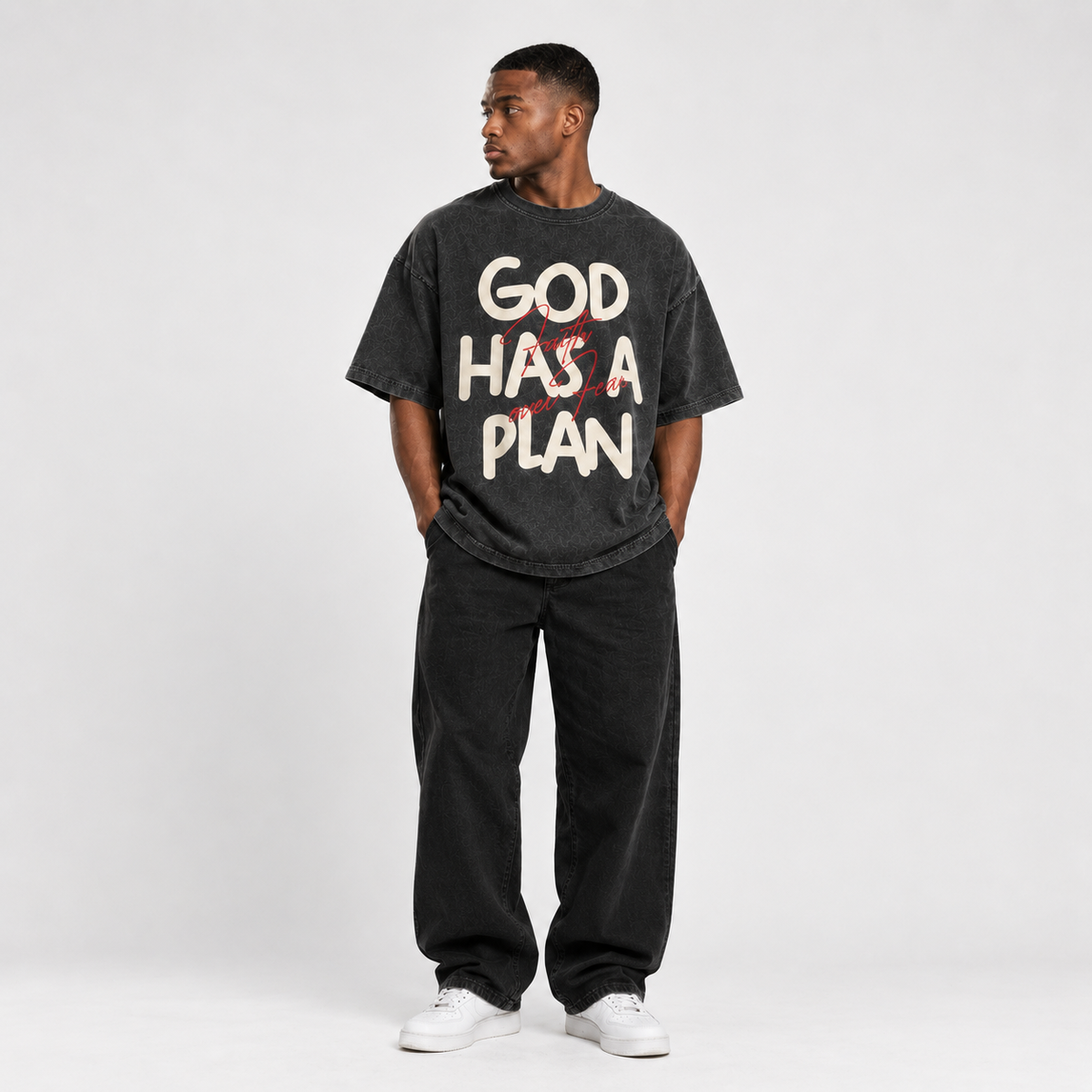 God Has a Plan Heavy Tee