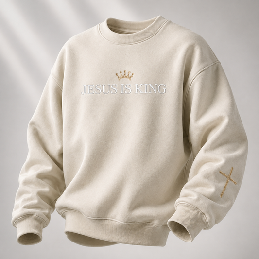"Jesus Is King" Sweater
